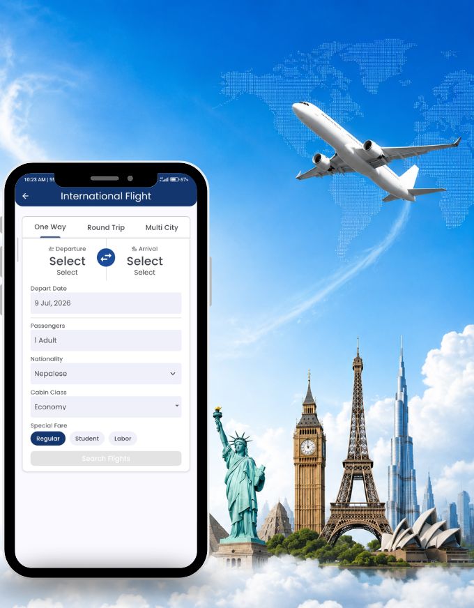 International Flight Booking is Now Available on BusSewa