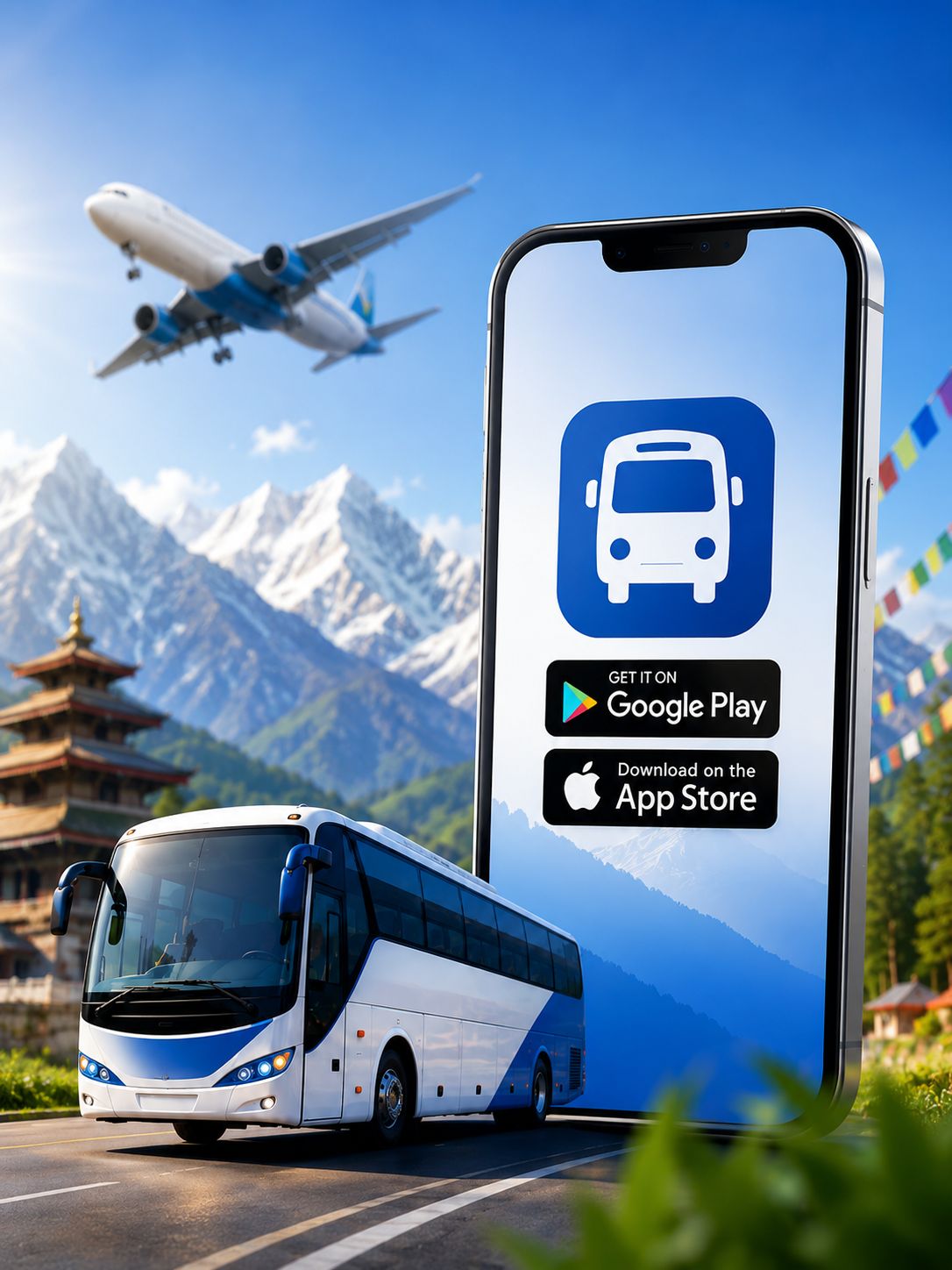 Download BusSewa App: Book Bus & Flights on Android and iPhone!