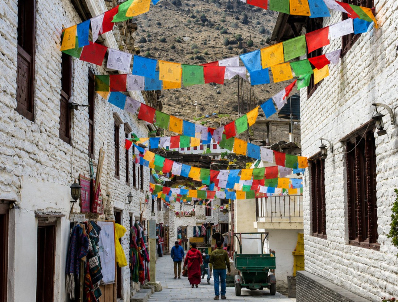 Marpha village in Mustang