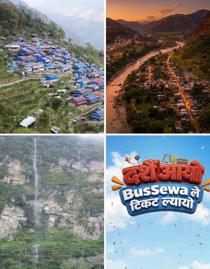 Kathmandu to Dhading, Aarughat, Fulkharka Bus Ticket Booking Open for Dashain 2083