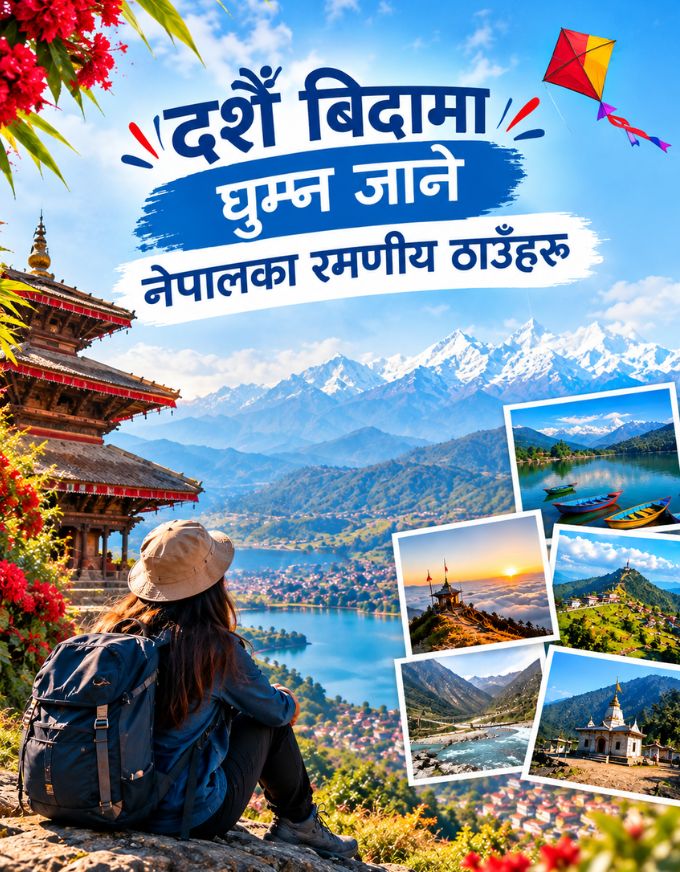 दशैं बिदामा घुम्न जाने नेपालका रमणीय ठाउँहरू