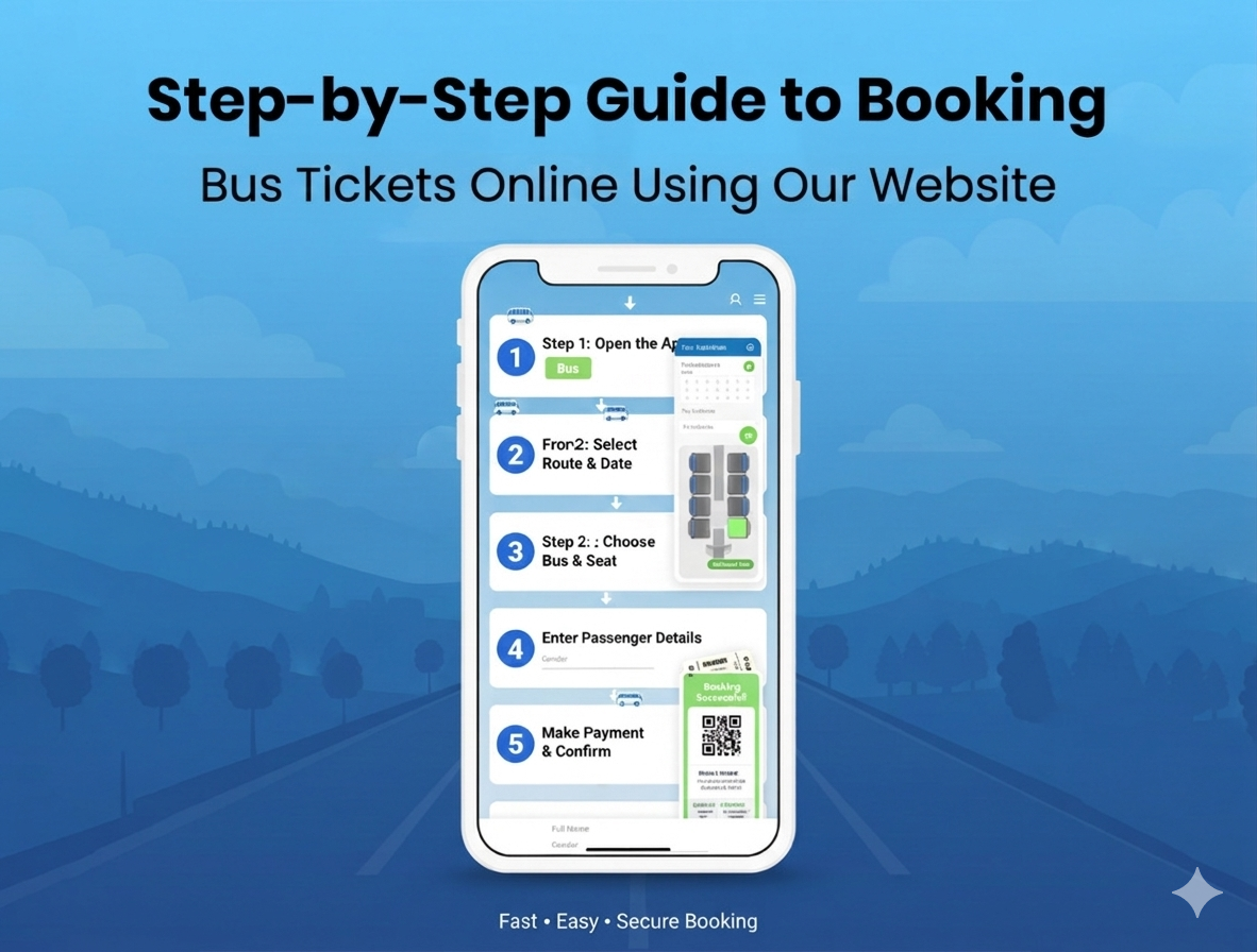 How to Book Bus Tickets Online Through Our Website