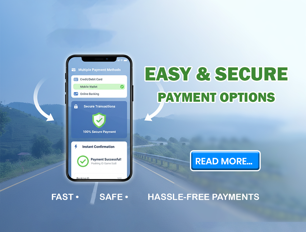 Easy & Secure Payment Options!